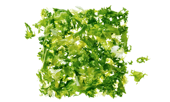 Färdigskuren sallad